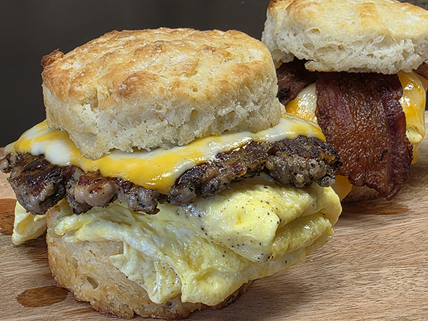 Bobs biscuit sandwich