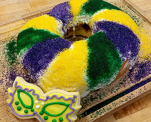 mardi gras king cake