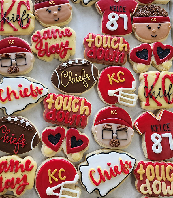 Chiefs Sugar cookies