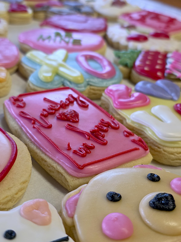 valentine sugar cookies