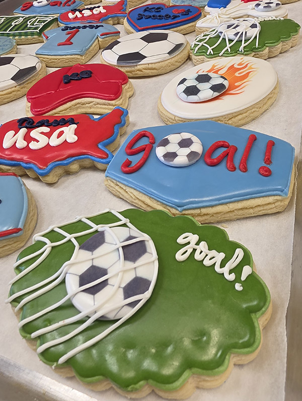 KC Worldcup Sugar Cookies