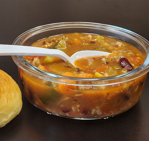 vegetable veggie wild rice soup