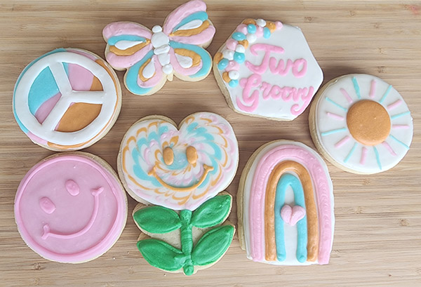 Baby theme cookies