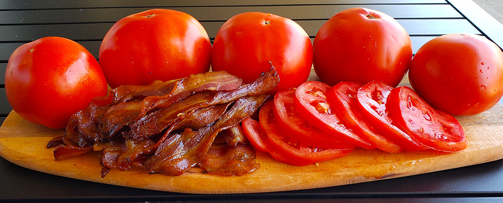 bacon tomato banner